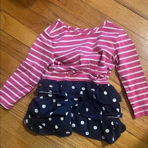 Size 3 polka dot stripe dress